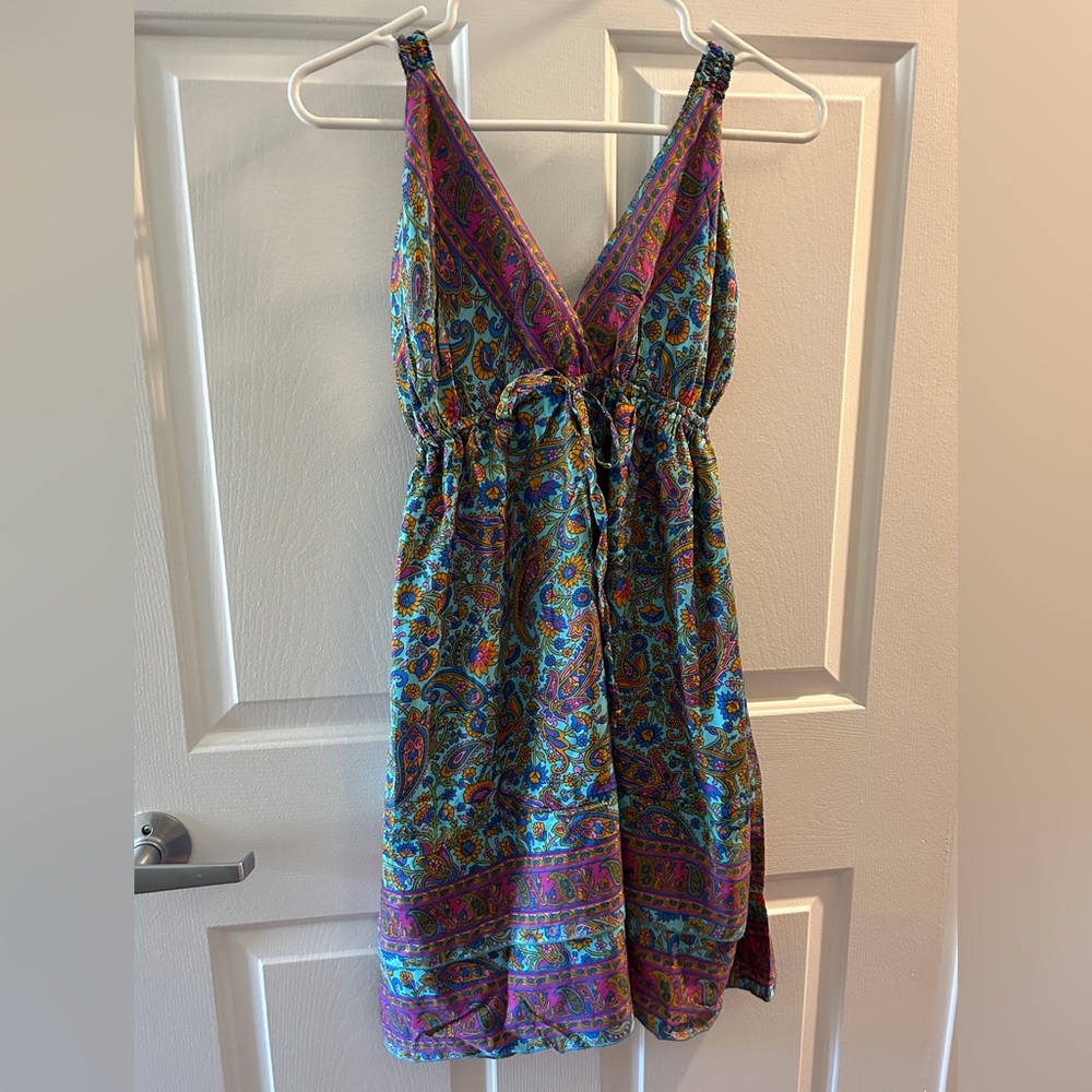 SOLD - New Colorful Silk Sundress
